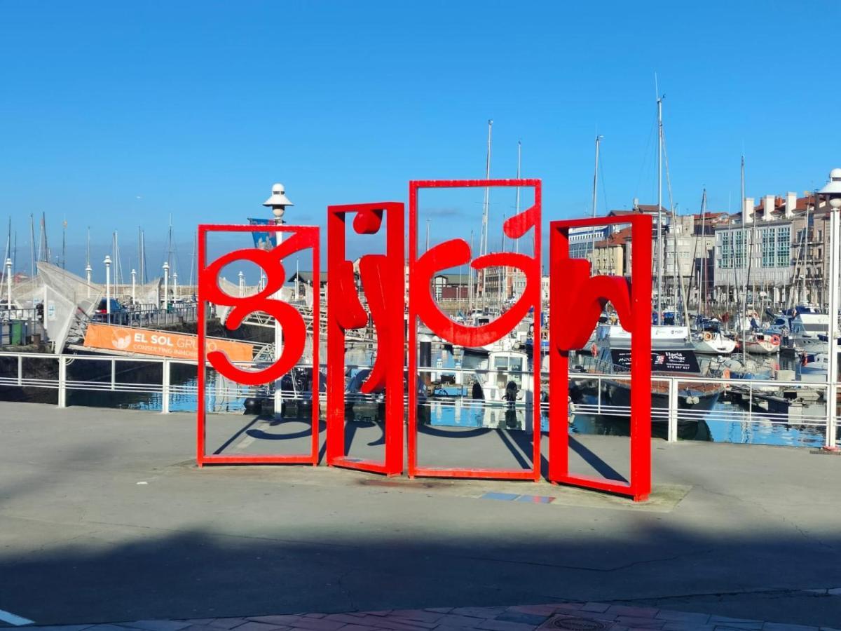 Appartamento Las Letronas Gijón Esterno foto